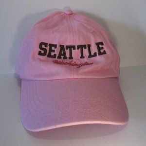Pink Seattle Washington Hat